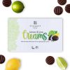 Cremă fondant cu lămâie și lămâie verde în ciocolată neagră (150g/15 buc) - imagine 2
