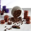 Bănuți de ciocolată neagră cu cremă fondant de cafea (1kg/120buc) - imagine 3