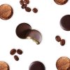 Bănuți de ciocolată neagră cu cremă fondant de cafea (1kg/120buc) - imagine 2
