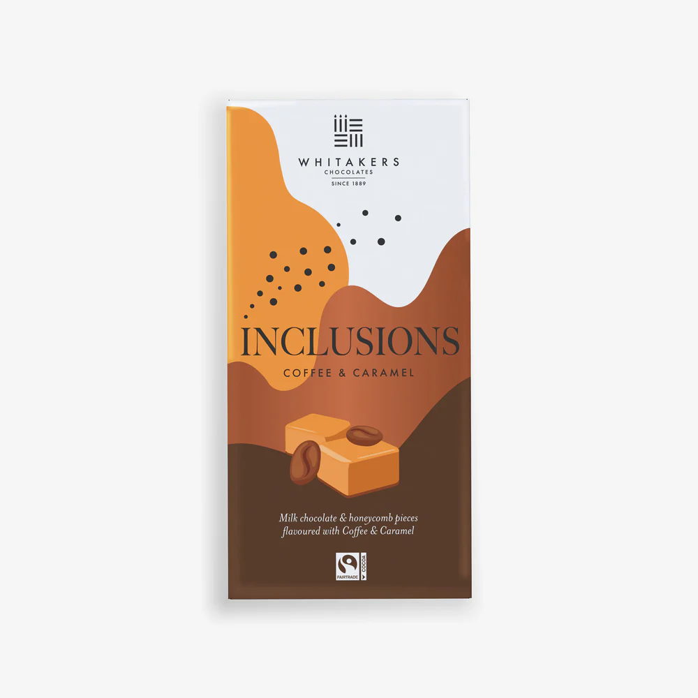 Ciocolată cu lapte cu cafea și caramel (90g)