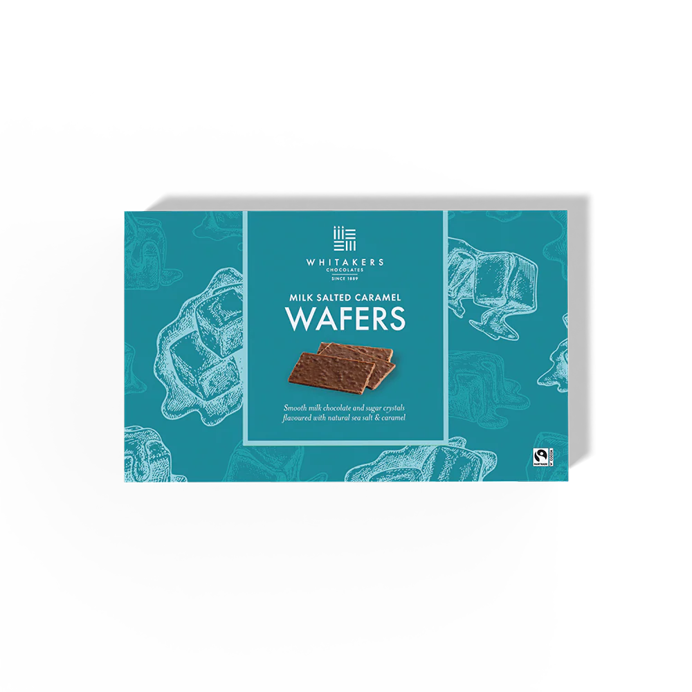 Foițe de ciocolată crocantă cu lapte și caramel sărat (150g) - imagine 4